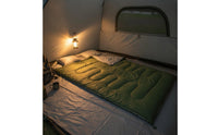 Hooded Sleeping Bag Insulated Rectangular Sleeping Bag Quilted Bedding for Campers, Camping, Tent, Backpacking
