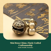 Copper Pet Bell, Leash & Collar Decoration, Anti-Loss, Metal