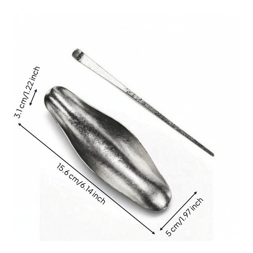 2 Pieces Tea Scoop with Tea Pick Titanium Utensil for Hosts