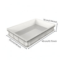 Food Grade Yeast Proofing Box Reinforced Yeast Proofing Tray Rectangular Container Shallow for Pizzerias