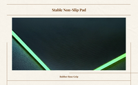 RGB gaming pad, hard surface, USB lit
