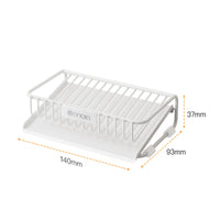 Draining Soap Dish Drainage Design Bathroom Storage Space Saving for Washstand