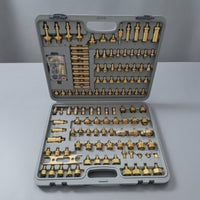 128 Pieces Hard Carrying Case Automotive Air-Conditioning Leak Detection Kit Molded Interior Air-Conditioning Repair Tool Kit Organized Compartments Latch Closures for Garage