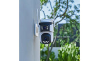 Cellular Triple-Lens Security Camera Motorized Three-Lens Security Camera for Homeowners, Builders, Farmers, Yards, Driveways, Construction Sites, Farms