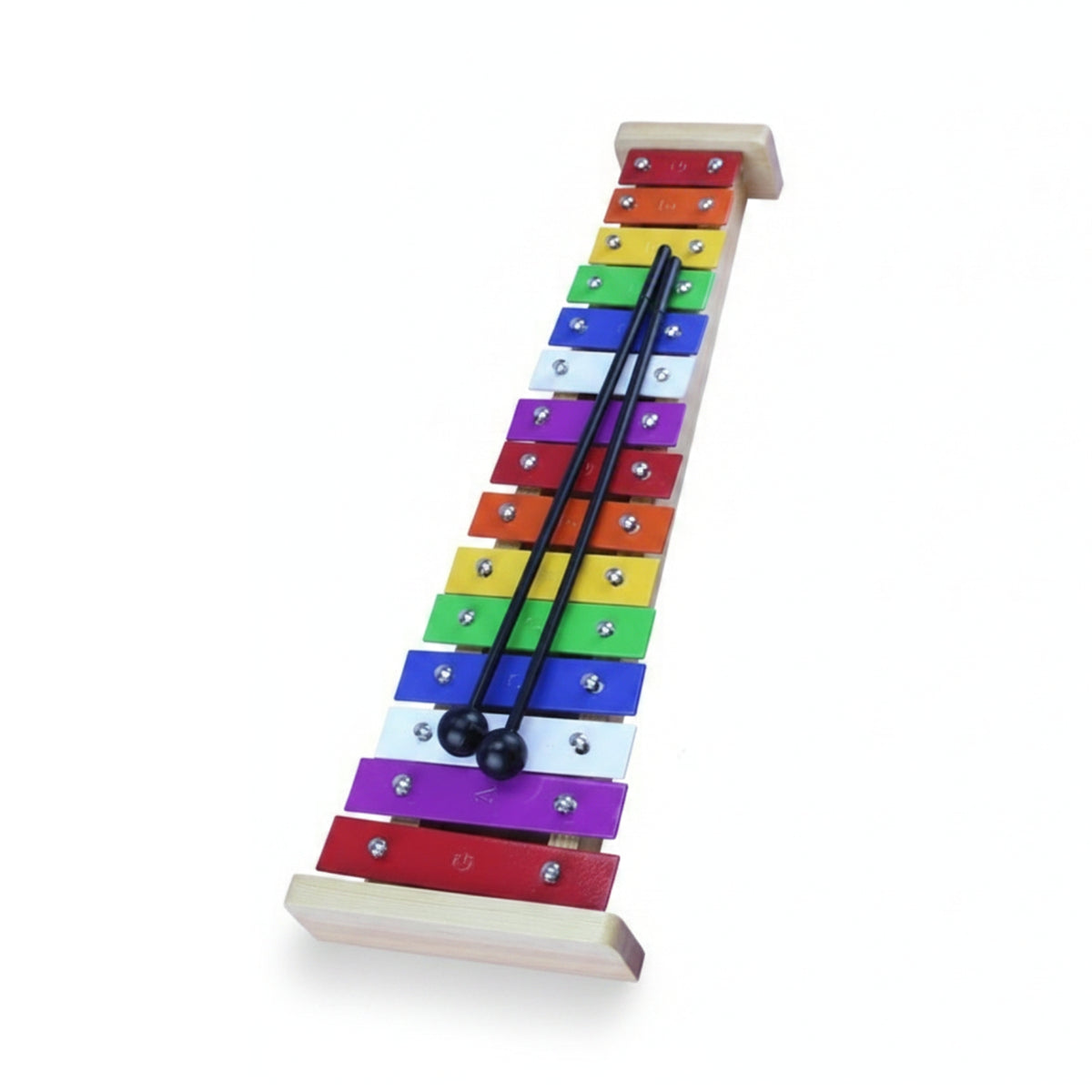 Stepped Layout Children's Percussion Xylophone Early Education Xylophone with Mallets Educational Kids Instrument Hand-Eye Coordination for Play