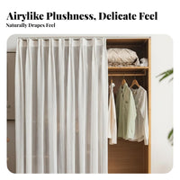 Drillno-drillDrill-No-Punch stick-on particulate Drape Clutter Concealer stick-on Pleated Screen Minimalist Design Cabinet Curtain for homeowners, RV Owners, Wardrobe, bookshelf, Bedroom, Kitchen