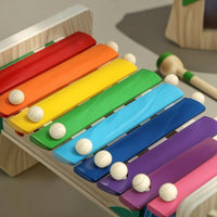 Hand-Eye Coordination Pounding Toy with Mallets Multifunction Pounding Bench Early Learning Hammering Toy with Mallets Multifunctional for Toddlers, Preschoolers, Playroom, Preschool