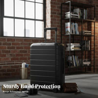 20-Inch Rolling Luggage Large Capacity Hardshell Carry-on Sturdy
