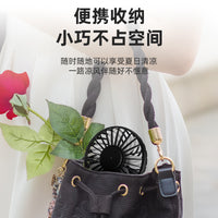 插电迷你静音折叠可弯曲办公室宿舍家用电脑usb软管万向小风扇