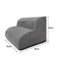 Pet Stair Ramp Stable Cat Ramp with Washable Cover Sturdy for Sofa, Bedroom