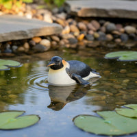 Buoyant Penguin Statue Cute Animal Shape Penguin Pond Decoration Weather-Resistant Outdoor Decor for Aquarium