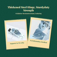 Automatic Locking Folding Hinge, sturdyDuty Stainless Steel, Stable Connection for Furniture Surface, Extension Support Bracket