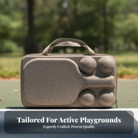 Molded EVA Paddle Case Top Handle Pickleball Paddle Case Zip Closure