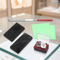 6 Pieces Jewelry Testing Kit Easy to Use Jewelry Testing Kit with Polishing Cloth Premium for Collectors