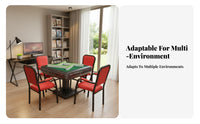 With Armrests Stackable Mahjong Chair Comfortable Office Furniture Sturdy Construction Multipurpose Armchair Easy to Clean for Game Players, Business Owners, Conference Room, Events, Lobby, Reception Area