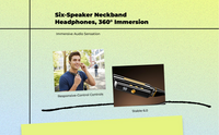 HiFi bass neckband headphones