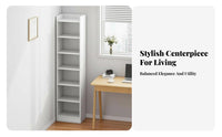 Space-Saving Multi-Tier Open bookshelf Modern Design bookshelf Storage Furniture for Book Lovers, Apartment Dwellers, Office Workers, Living Room, Bedroom, Library