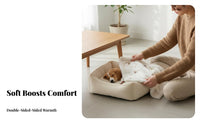 Puppy Warming Blanket Thickened Soft Dog Blanket Warm Bedding for Young Dogs, Family, Kennel, Living Room, Rest Ping