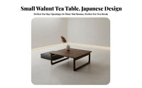 Foldable Lap Tray Japanese and Aesthetics Low Table Space-Saving Design Adaptable for Adults, Kids, Bay Bay, Small Areas
