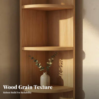 Freestanding Bookcase with Glass Doors Large Capacity for Living Room, Bedroom