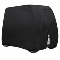 Waterproof Golf Vehicle Cover Silver-Coated Full Coverage Golf Vehicle Cover Black