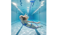 Coiled Snorkel Transparent Mouthpiece Breathing Tube Water Sports Gear Silicone