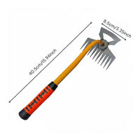 Garden Weeding Rake Long-Lasting Uprooting Weeder Easy to Clean for Yard
