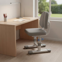 Posture Correcting Writing Chair Support Adjustable Student Desk Chair Footrest for Students, Home