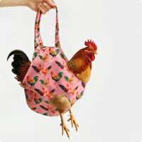 Chicken Carry Bag Printed Textile Creature Transport Lightweight