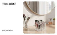 Multicompartment lip colorstick Holder Space Saving Cosmetic Organizer for Bedroom, Students
