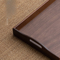Walnut Serving Tray Smooth Walnut Serving Board Portable for Hosts, Tea Service, Coffee Table, Home Cafe