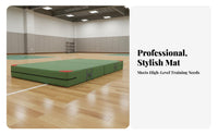 High Jump Landing Mat Thickened Cushion Folding Gymnastics Mat Versatile Folding Crash Pad for Students, Gymnasts, School, Parkour Training, Home