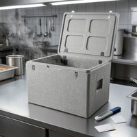 Foam Insulated Storage Box Textured Thermal Storage Box Multi-Impact Cushioning