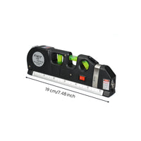 Multifunction Level Ruler Handheld Level Ruler White Measuring Scale