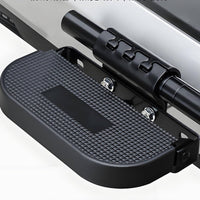 Non-Slip Surface Electric Bike Passenger Footrest Long-Lasting Aluminum Alloy Scooter Folding Pedals Easy Installation Folding Scooter Foot Peg Wear-Resistant for Passengers, Kids