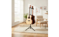 Floor Guitar Stand Non Slip Tripod Guitar Stand Secure for Artists, Home Rehearsal Music Studio