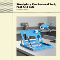 Steel tire changer lever for motorcycles