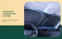 Retractable sunshade blocks heat