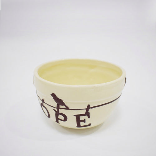 Retro Ceramic Soup Bowl, European Style, 23cm