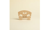 Violin Bridge Handmade Maple Violin Bridge Finely Polished Musical Instrument Part for Luthiers, Music Students