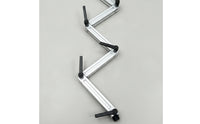 5 Pieces Adjustable Bracket with Locking Lever Lockable Connector Arm Extruded Hardware for Prototyping, Workshops
