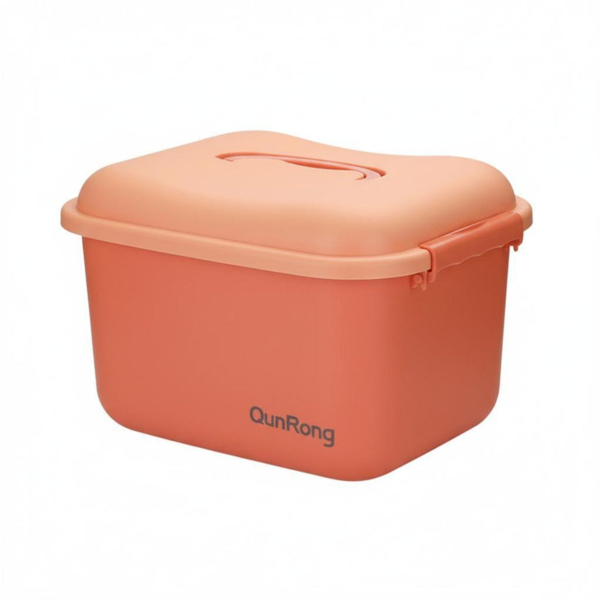 Lidded Tote with Handle Portable Household Storage particlesresistant for Home, educators