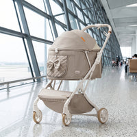 Foldable Pet Stroller Breathable Pet Stroller with Storage Basket Dog Pram Compact Lightweight for Small Dogs, Walks
