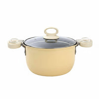 Multi-Purpose Tempura Fryer Pot Lid Included Frying Pot with Basket Oil-Saving Non Stick Fryer Pan Double Handles for Home, Cooktop Top
