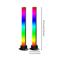 RGB sound-reactive gaming light bar
