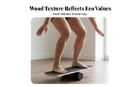 Wooden Balance Board Fitness Equipment Non-Slip Rounded Corners