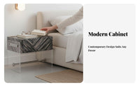 Wavy Side Table Modern Minimalist design Nightstand Italian-Inspired for Families
