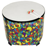 22x17 Inch Wooden Frame Sheepskin Floor Drum for Music Education