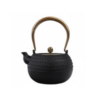 Cast Iron Teapot Traditional Japanese Tetsubin Easy to Clean