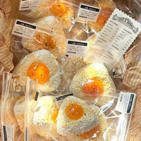 Slow Rebound TPR Stress Relief Toy - Simulated Egg Yolk Rice Ball